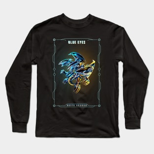 Blue eyes white dragon Long Sleeve T-Shirt